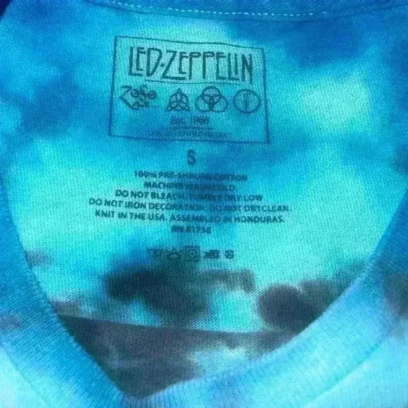 Tie-dyed Led Zeppelin T-shirt - Picture 4 of 4